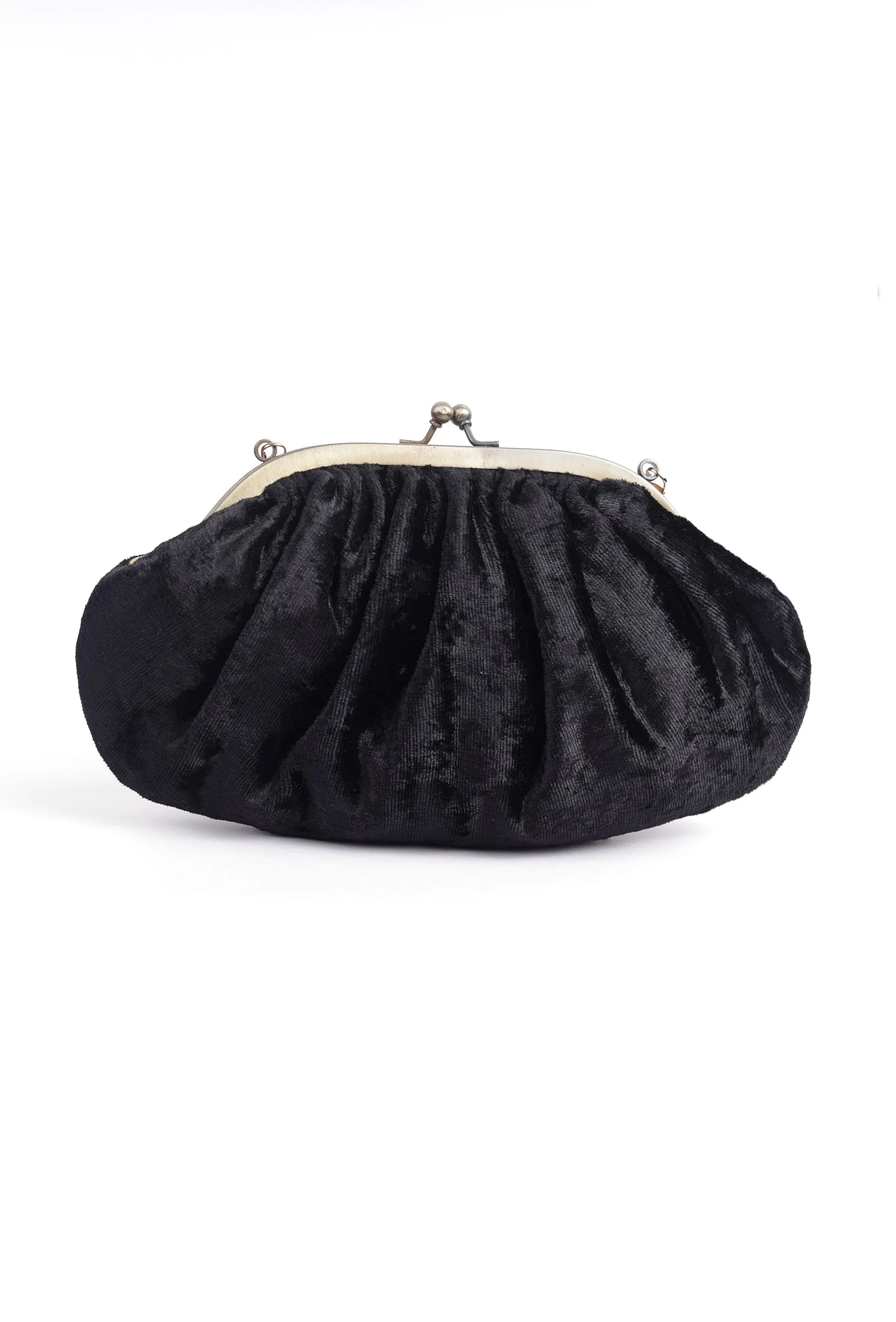 Black gathered clutch - Image 5