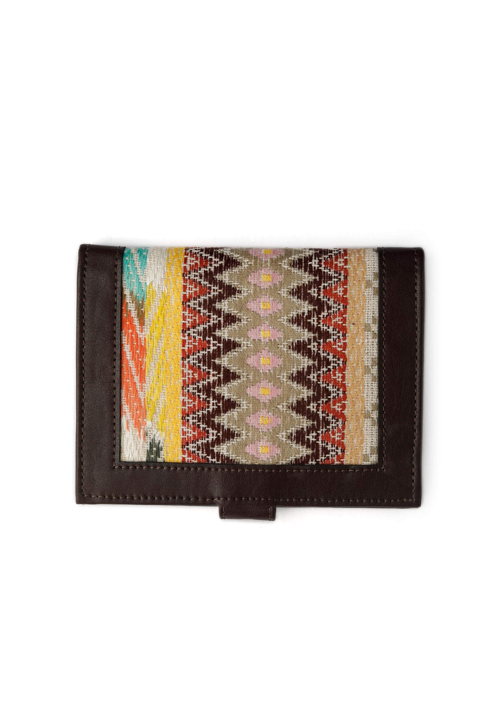 Brunette Jacquard Passport Holder - Image 3