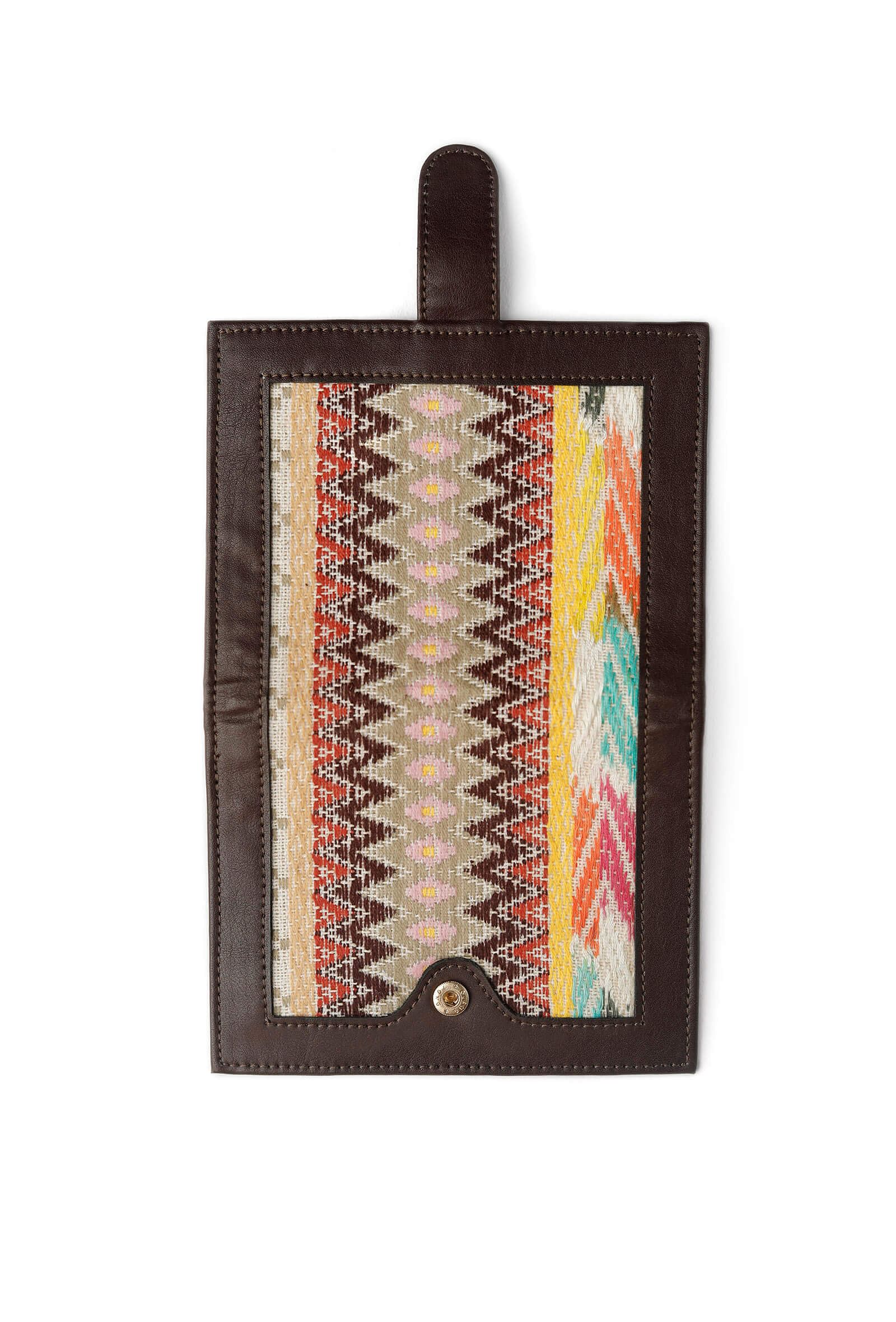 Brunette Jacquard Passport Holder - Image 4