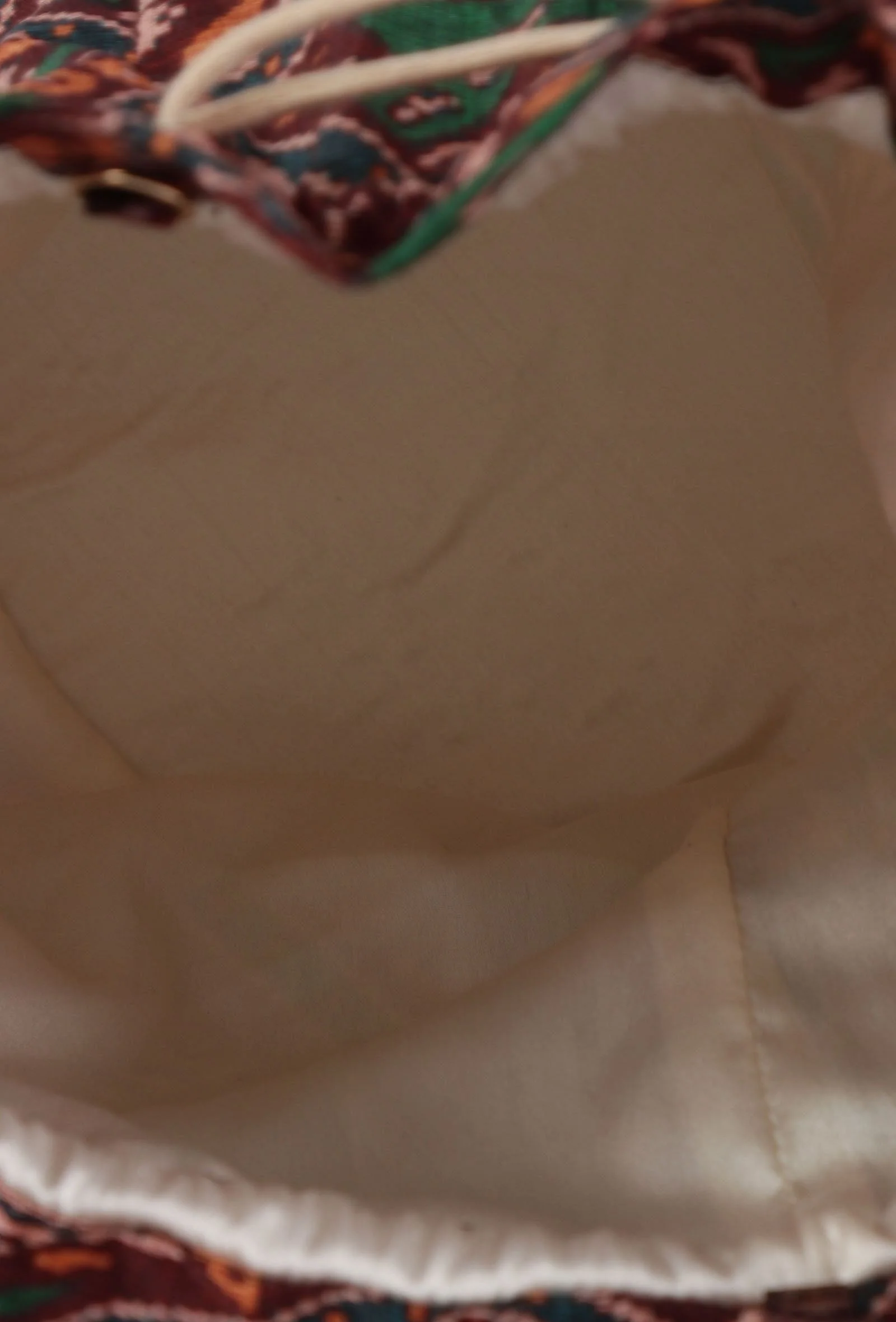 Ishani Maroon & Multi Silk Patola Print Potli With Tassels - Image 7