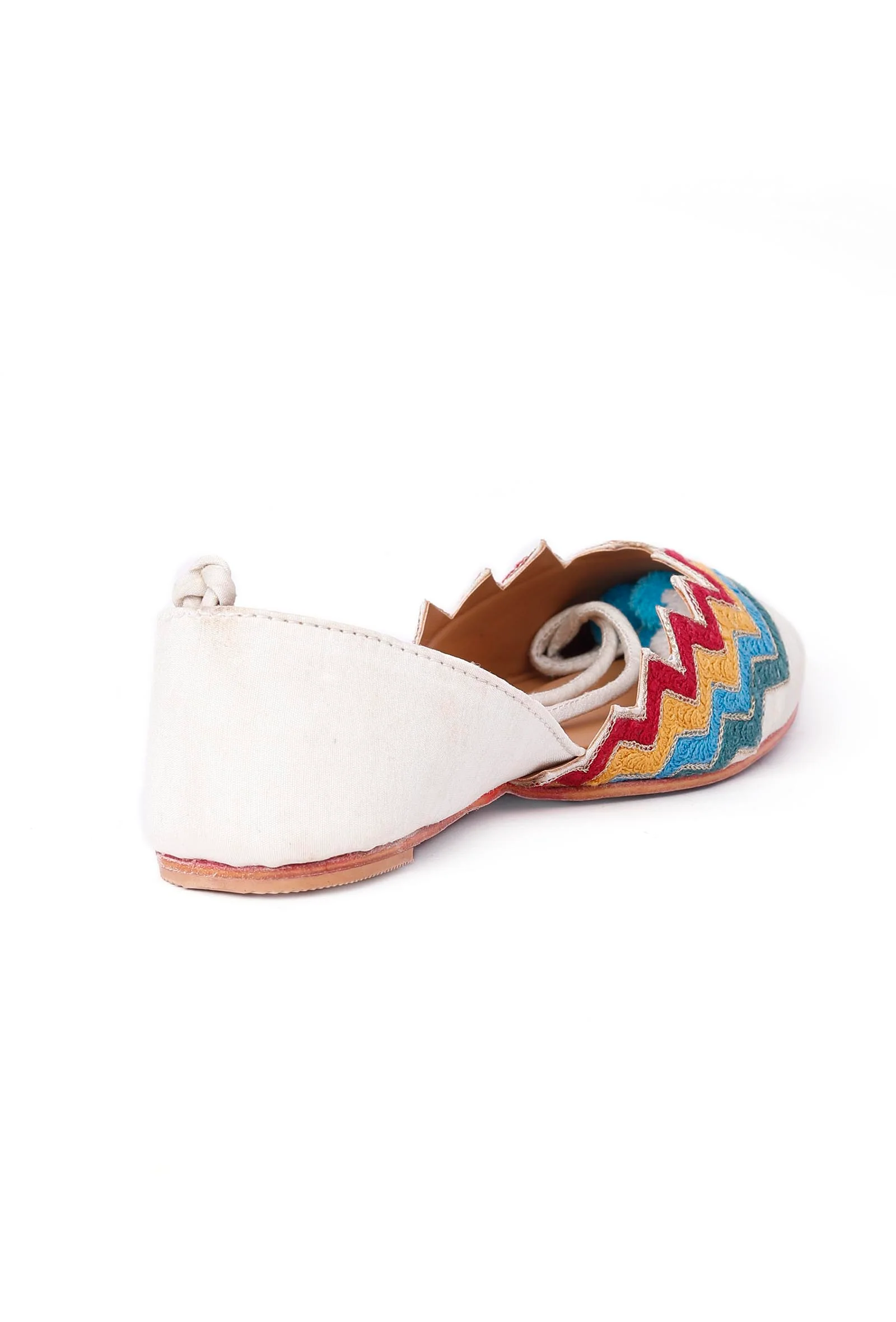 Satrangi Resham Work Juttis - Image 8