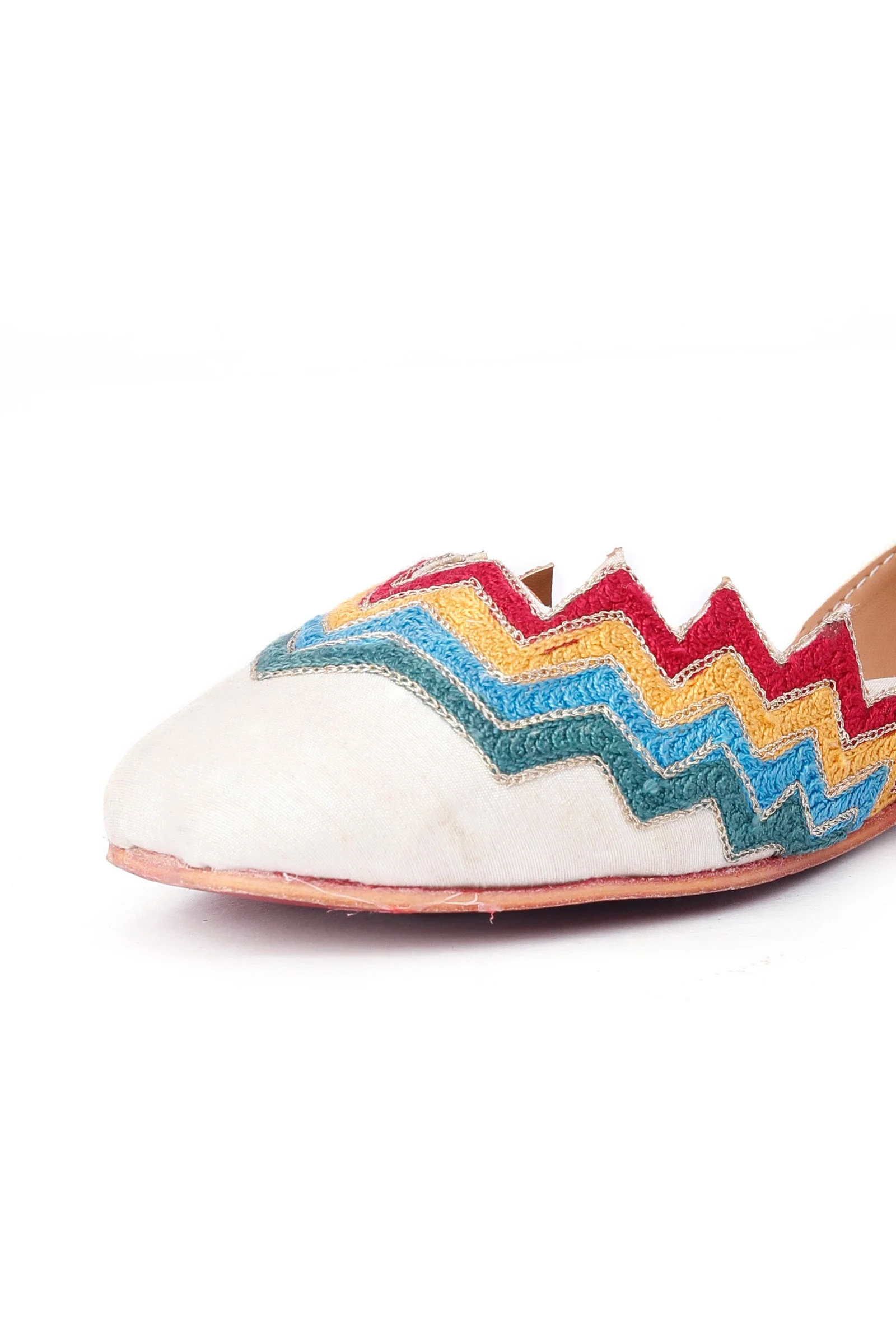 Satrangi Resham Work Juttis - Image 9