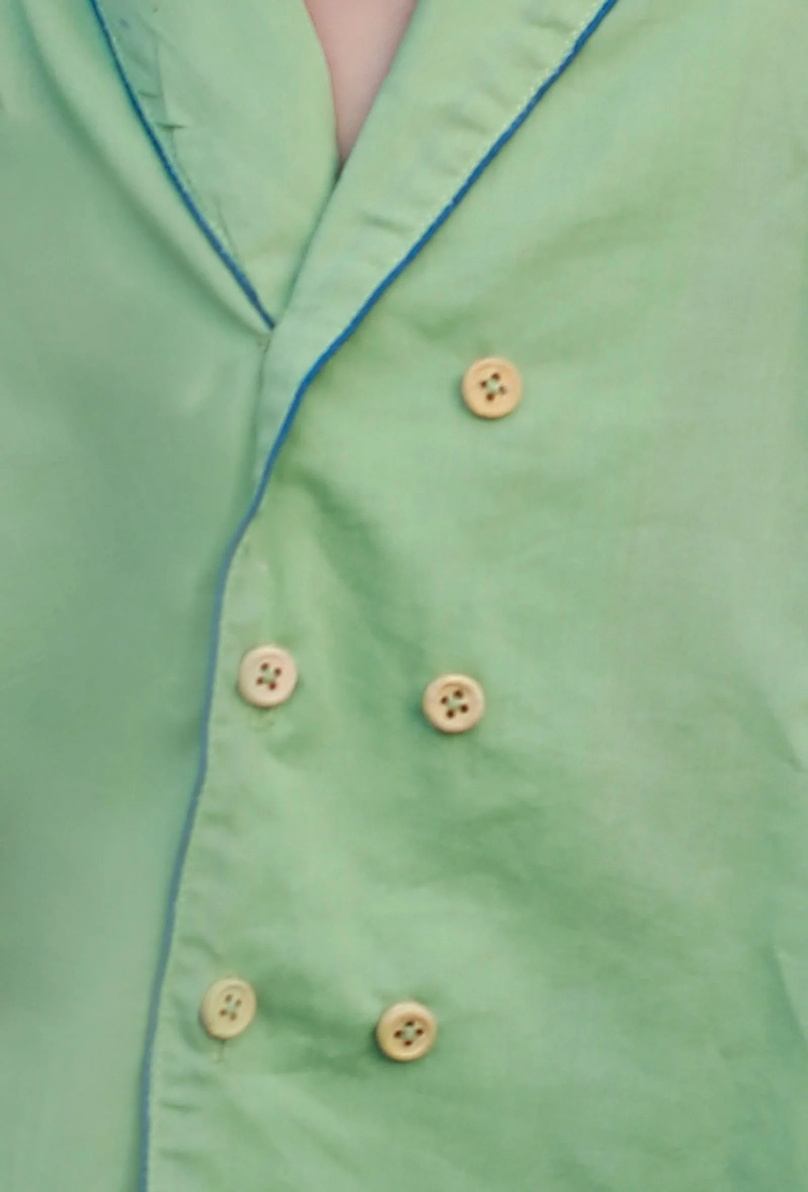 Set Of 2: Betty Green Cotton Shirt And Green Pyjama - Image 4