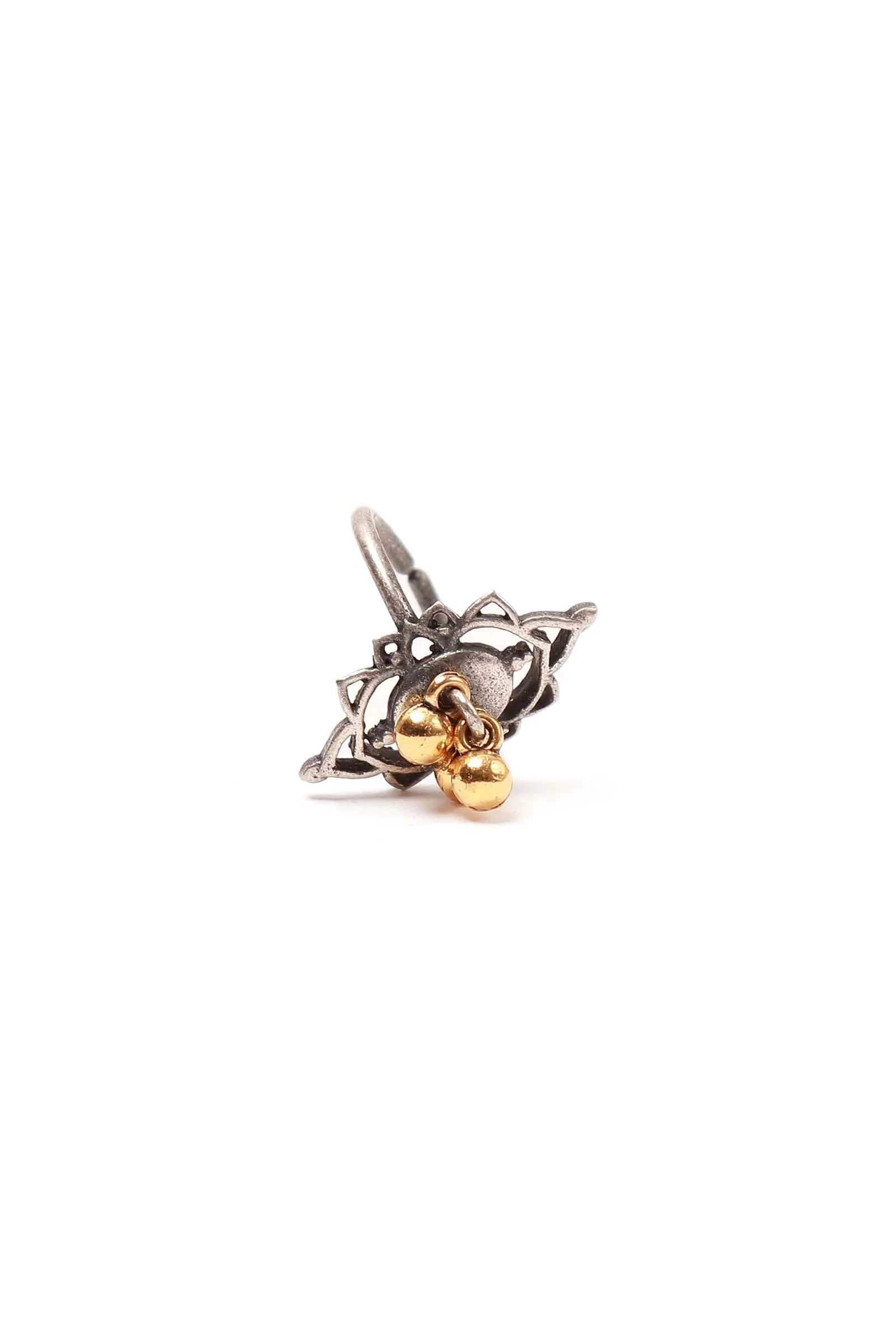 Set of 4: Parnika Silver Brass Toering - Image 3